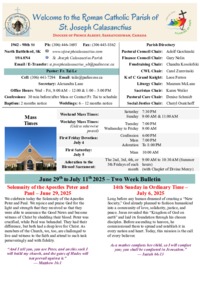 Sunday June 29, 2025