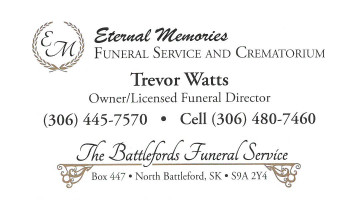 Eternal Memories/The Battlefords Funeral Service